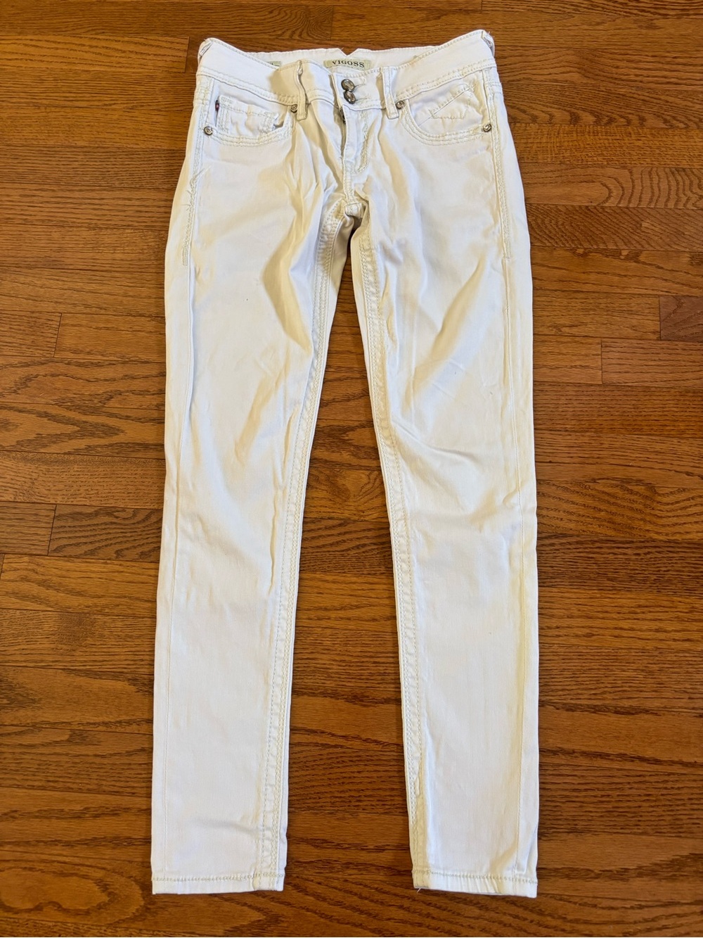 Virgo White Women’s Skinny Jeans